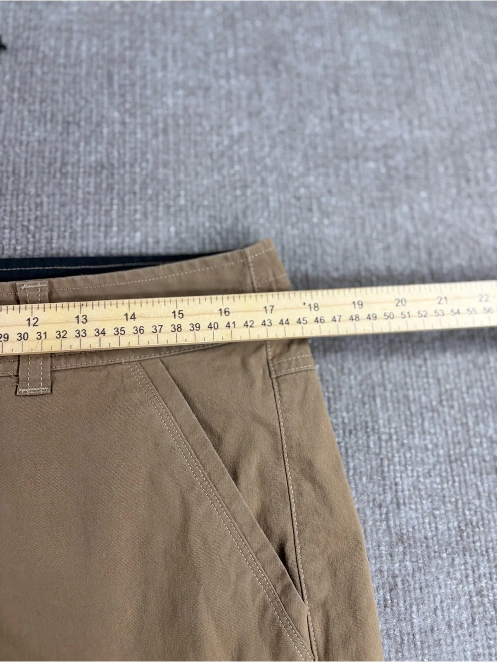 Kuhl Slax Pants Mens Size 35x34 Brown Hiking Outdoor Stretch Chino Quick Dry